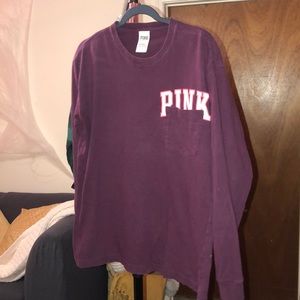 Long Sleeved PINK lounge shirt